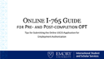 Title Online I-765 Guide OPT
